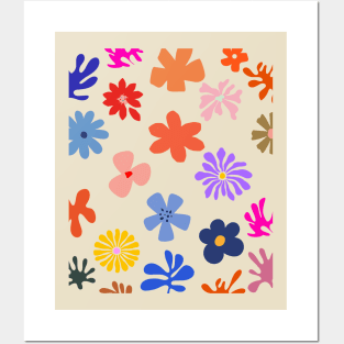 Cute Abstract Flowers Posters and Art